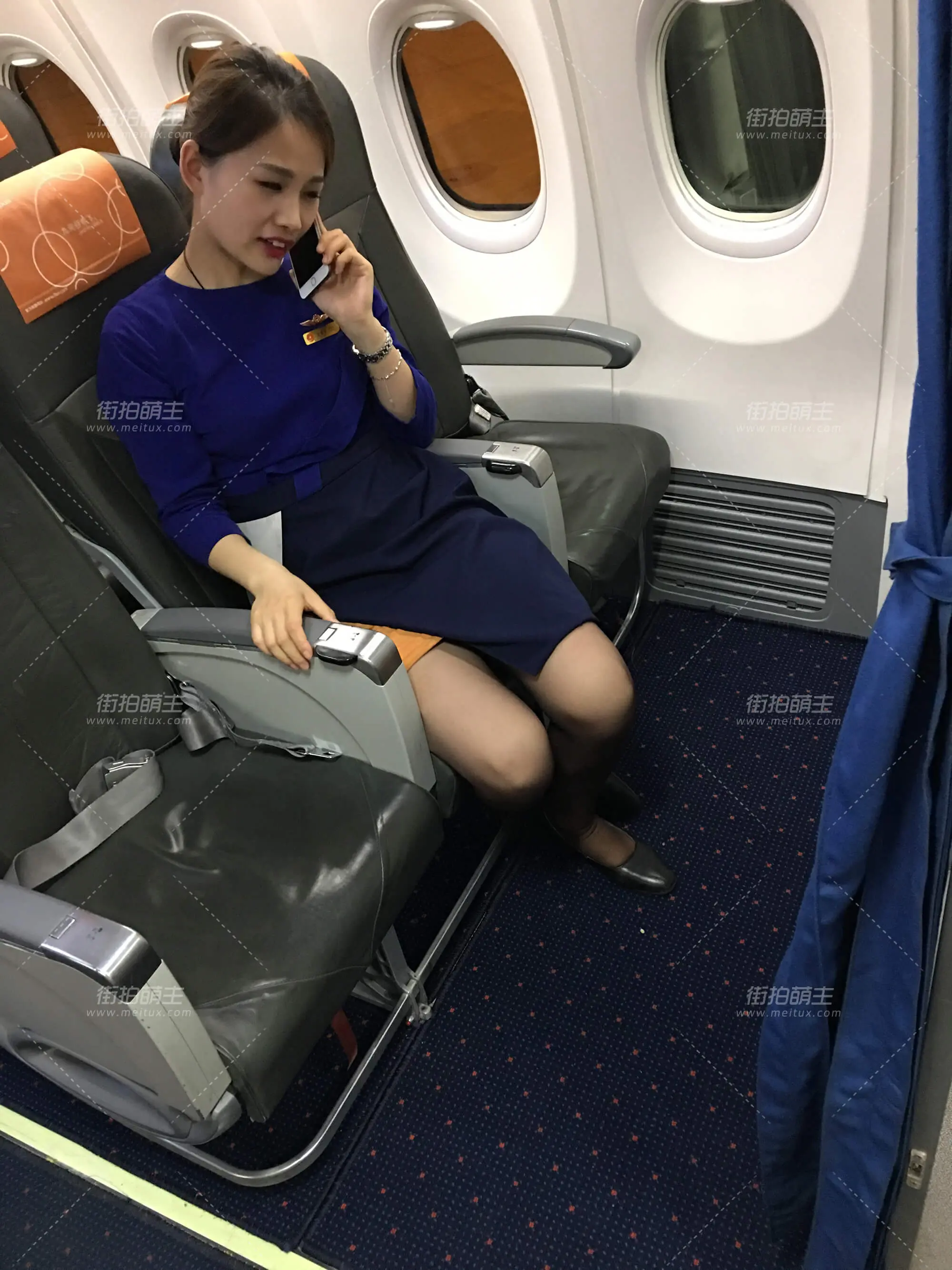 机上拍摄-小众航空九元和青岛-九元鞋子是尖头有特色-稀缺 [60P-107MB]